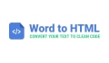 Word to HTML Coupons