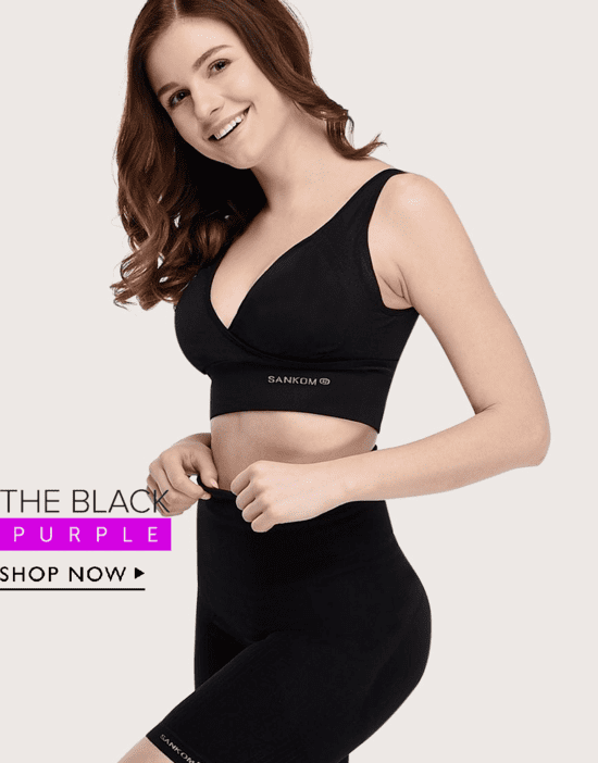  The Black Purple Shapewear